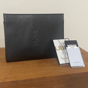 🦁 Yves Saint Laurent Clutch with snap closure LIBRE  w/MiuMui